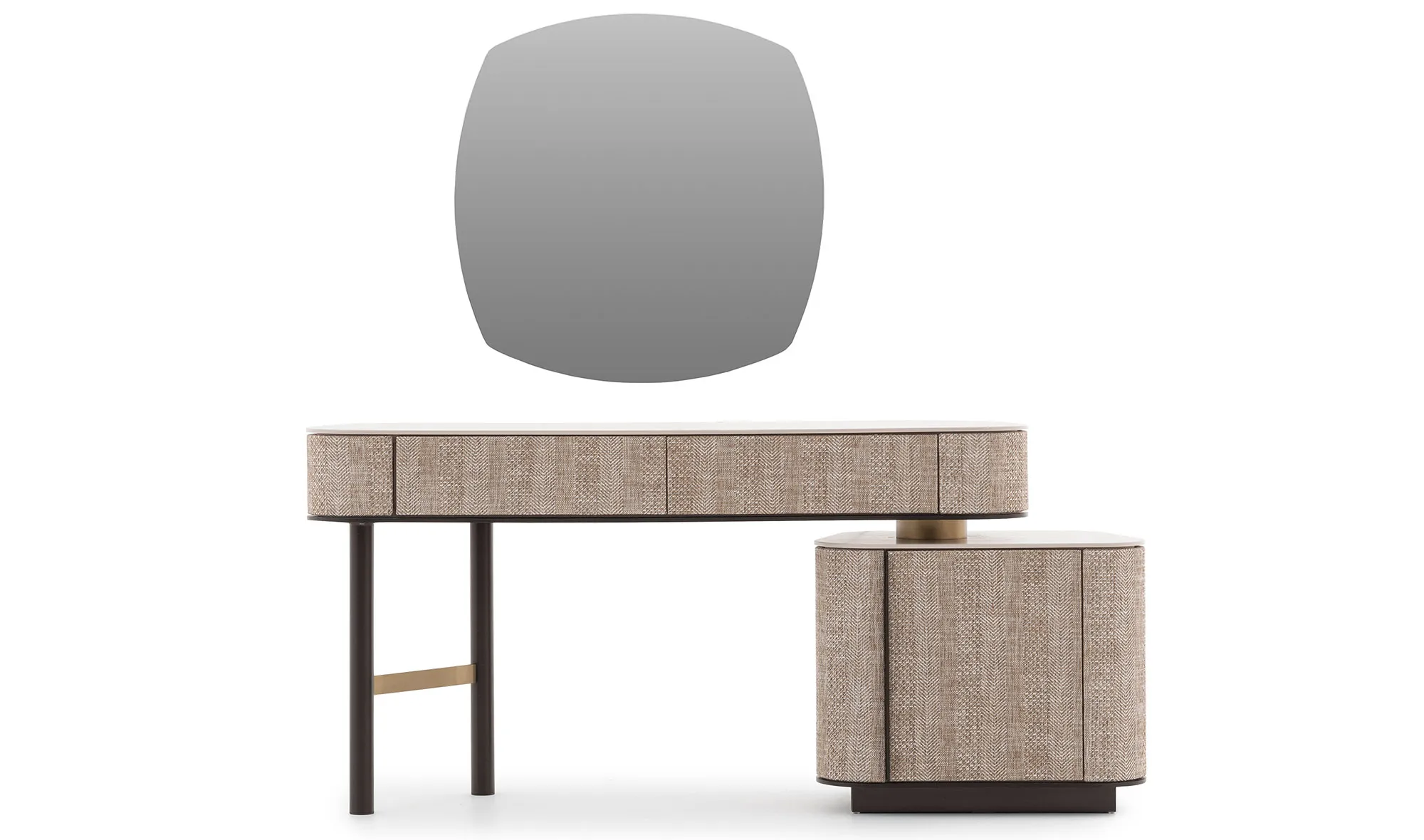 Bazalı Karyola ve Başucu - 160 cm